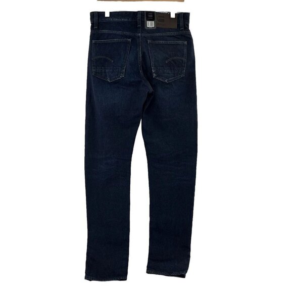 G Star Raw Men's Dark Blue A Staq Denim Jeans NEW 30x34 Straight - Picture 2 of 14